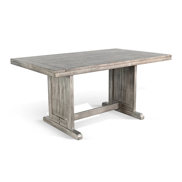 Sunny Designs Rectangular Wood Dining Table Alpine Grey - Bed & Sofa Hub