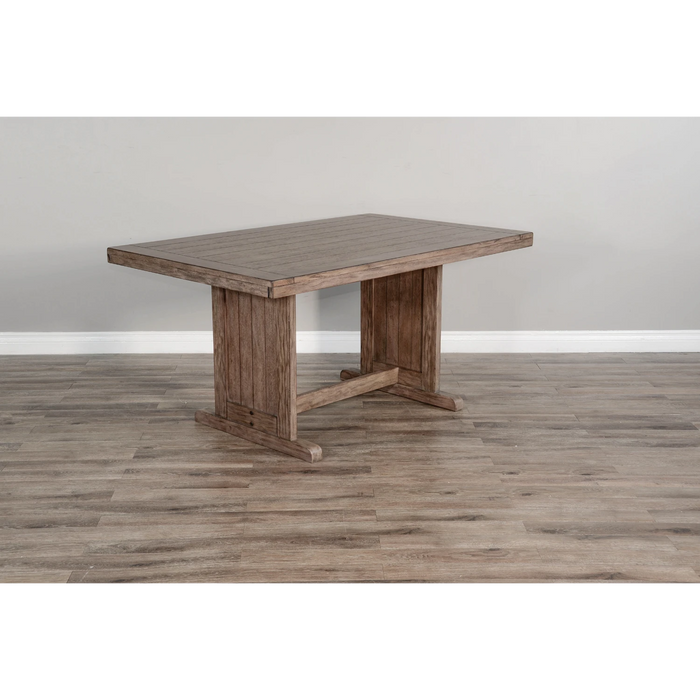 Sunny Designs Rectangular Wood Dining Table Buckskin - Bed & Sofa Hub