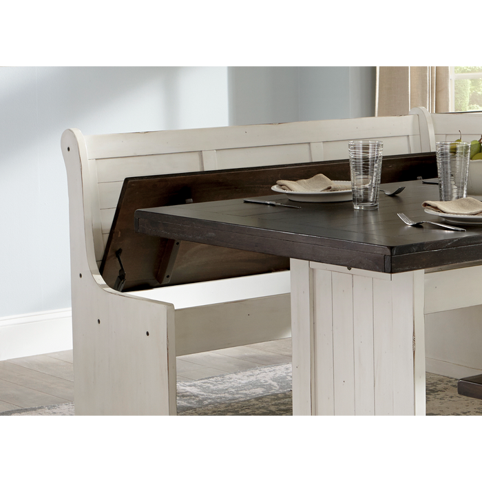 Sunny Designs Wood Breakfast Nook Dining Set European Cottage - Bed & Sofa Hub