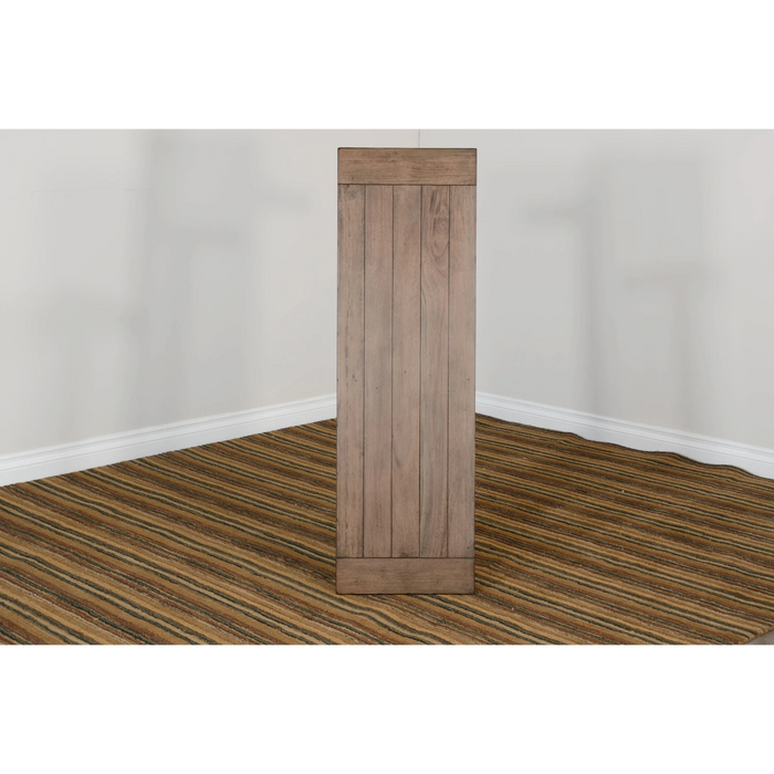 Sunny Designs Wood Side Bench Marble White and Buck Skin - Bed & Sofa Hub