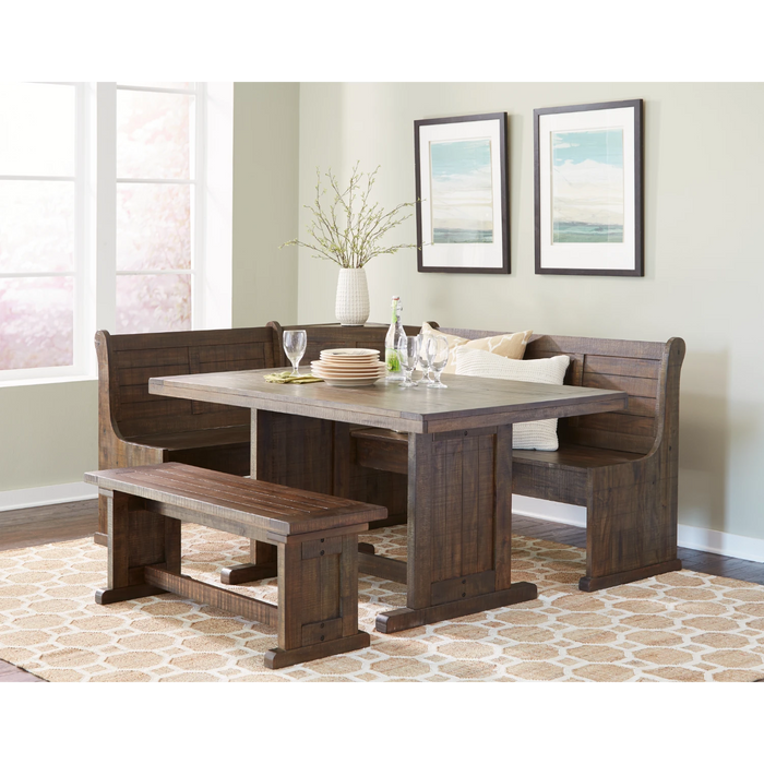 Sunny Designs Wood Breakfast Nook Dining Set Tobacco Leaf - Bed & Sofa Hub