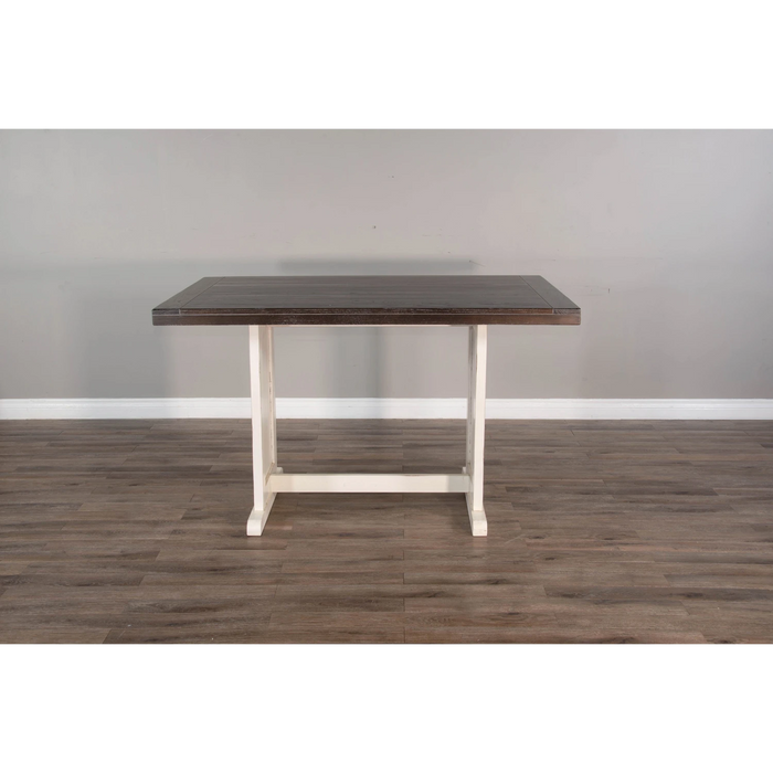 Sunny Designs Rectangular Wood Counter Height Dining Table European Cottage - Bed & Sofa Hub