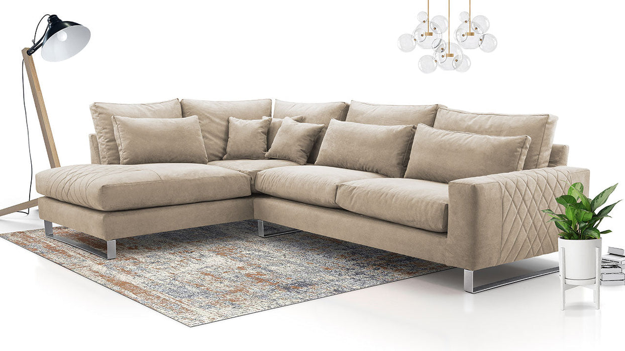 Maxima House FLORA Sectional Sofa MIR049 - Bed & Sofa Hub