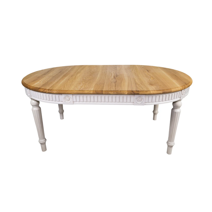 Maxima House Badi Solid Wood Oval Dining Table - Bed & Sofa Hub