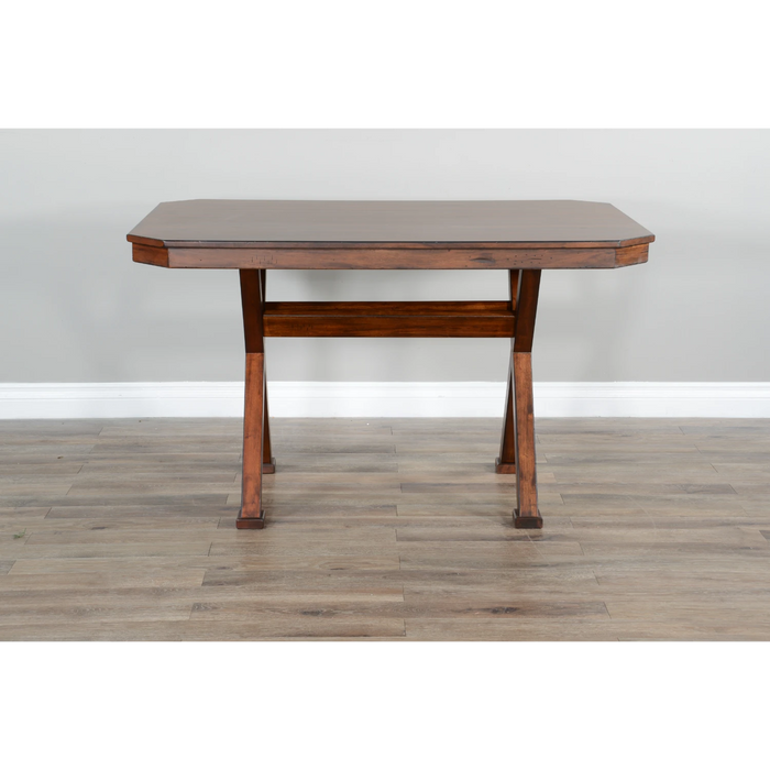 Sunny Designs Rectangular Wood Dining Table Vintage Mocha - Bed & Sofa Hub