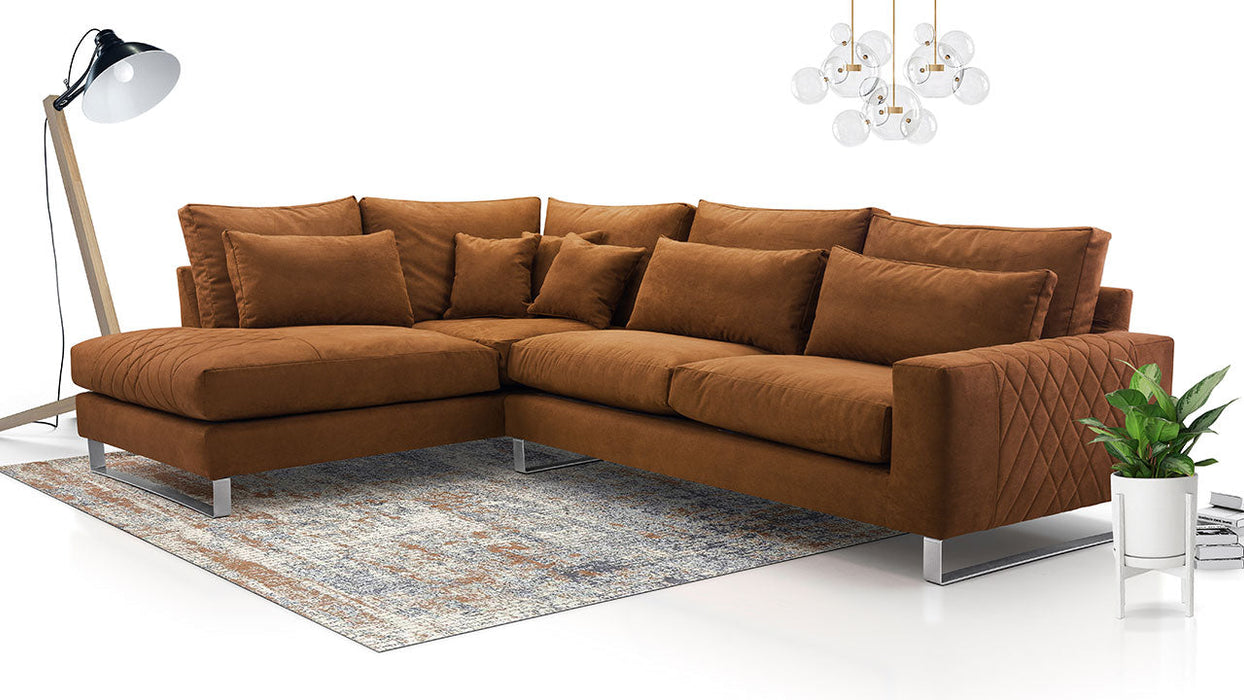 Maxima House FLORA Sectional Sofa MIR046 - Bed & Sofa Hub