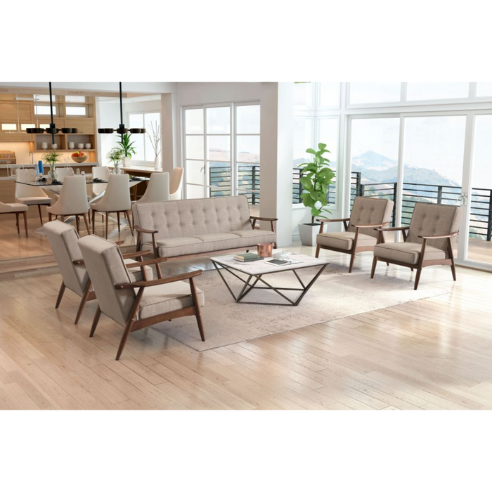 Zuo Rocky Sofa Putty - Bed & Sofa Hub