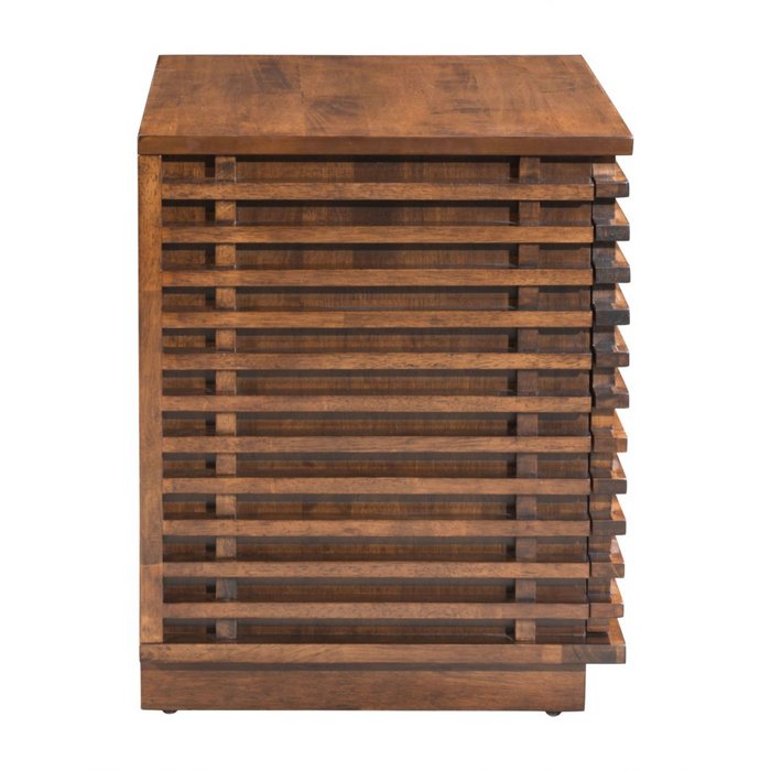 Zuo Linea End Table Walnut - Bed & Sofa Hub