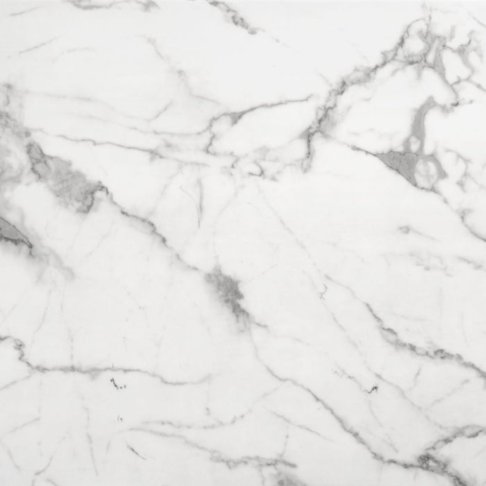 Zuo Atlas Dining Table White & Silver - Bed & Sofa Hub