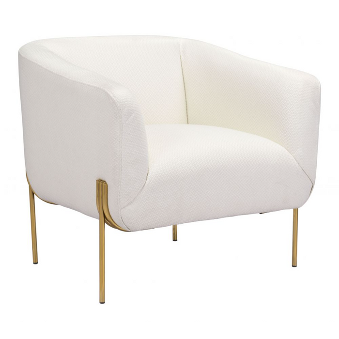 Zuo Micaela Armchair Ivory - Bed & Sofa Hub