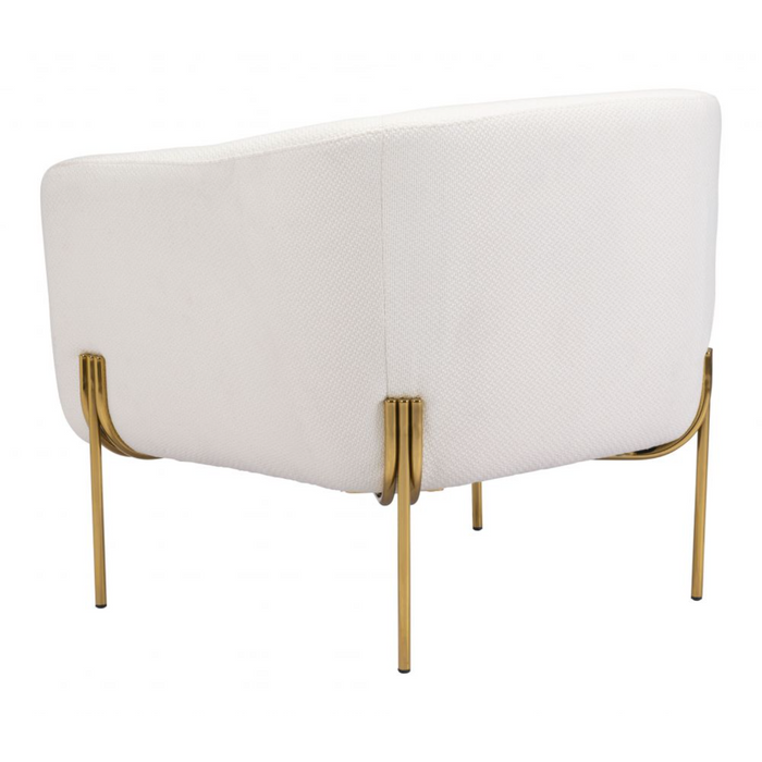 Zuo Micaela Armchair Ivory - Bed & Sofa Hub