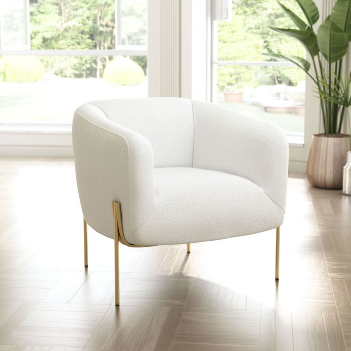 Zuo Micaela Armchair Ivory - Bed & Sofa Hub