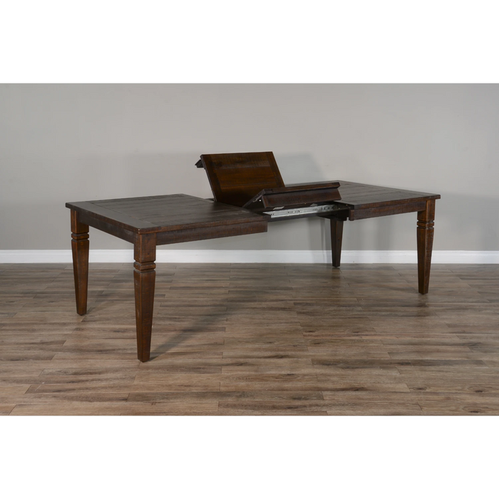 Sunny Designs Extension Dining Table with Butterfly Leaf Tobacco Leaf - Bed & Sofa Hub