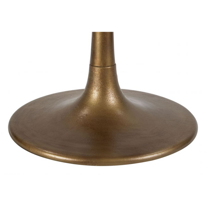 Zuo Fullerton Dining Table White & Gold - Bed & Sofa Hub