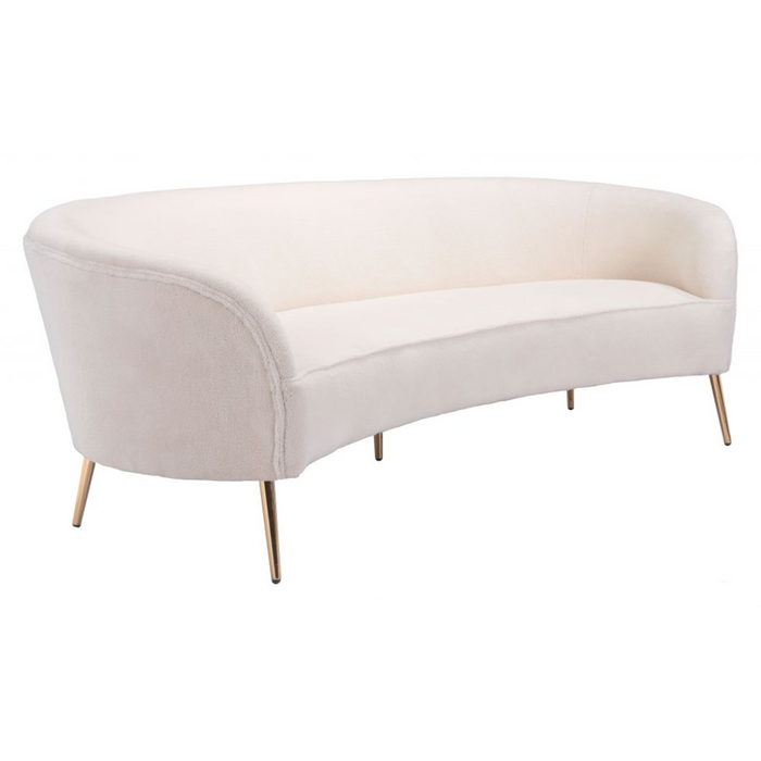 ZUO Luna Sofa Cream - Bed & Sofa Hub