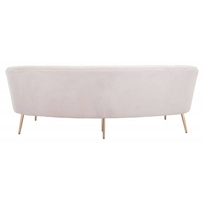 ZUO Luna Sofa Cream - Bed & Sofa Hub
