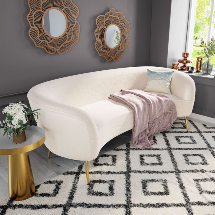 ZUO Luna Sofa Cream - Bed & Sofa Hub