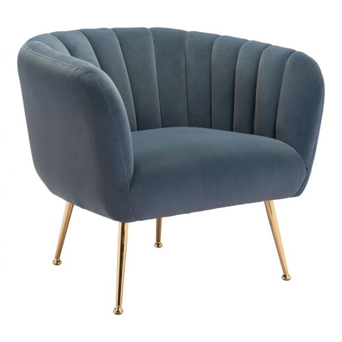 Zuo Deco Accent Chair Gray - Bed & Sofa Hub