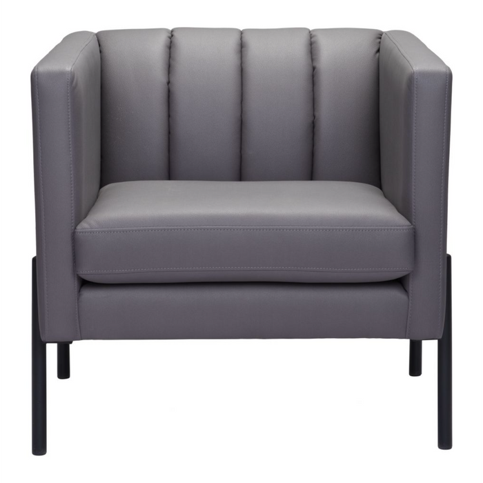 Zuo Jess Accent Chair Gray - Bed & Sofa Hub