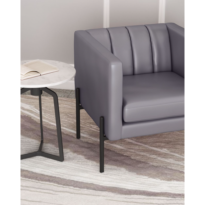Zuo Jess Accent Chair Gray - Bed & Sofa Hub
