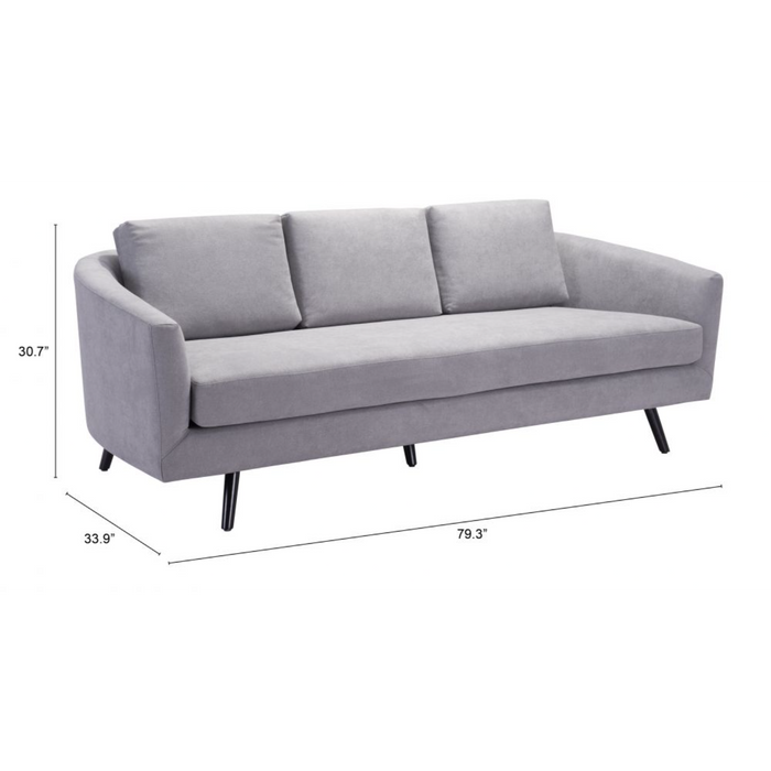 ZUO Divinity Sofa Gray - Bed & Sofa Hub