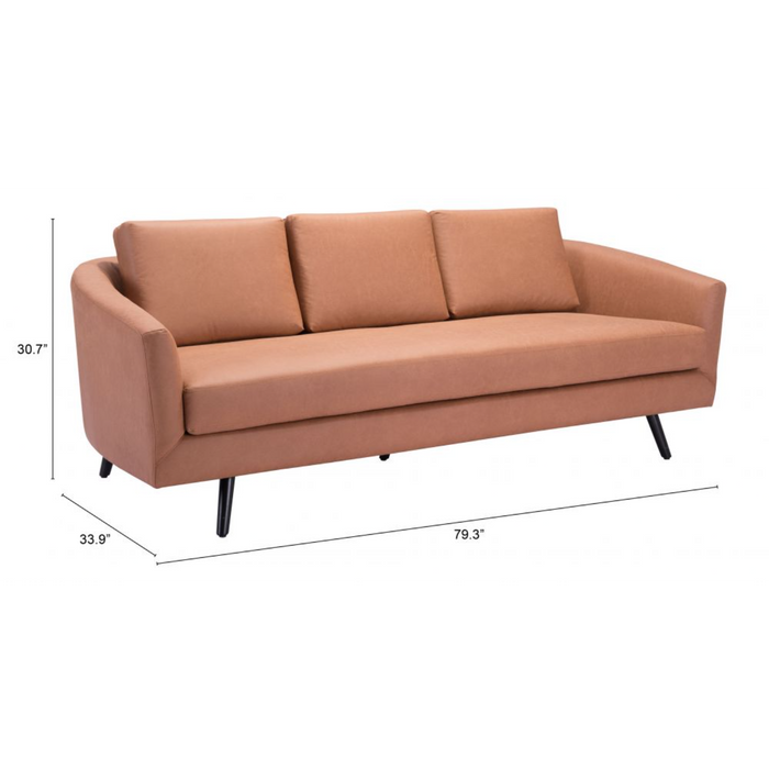 ZUO Divinity Sofa Brown - Bed & Sofa Hub