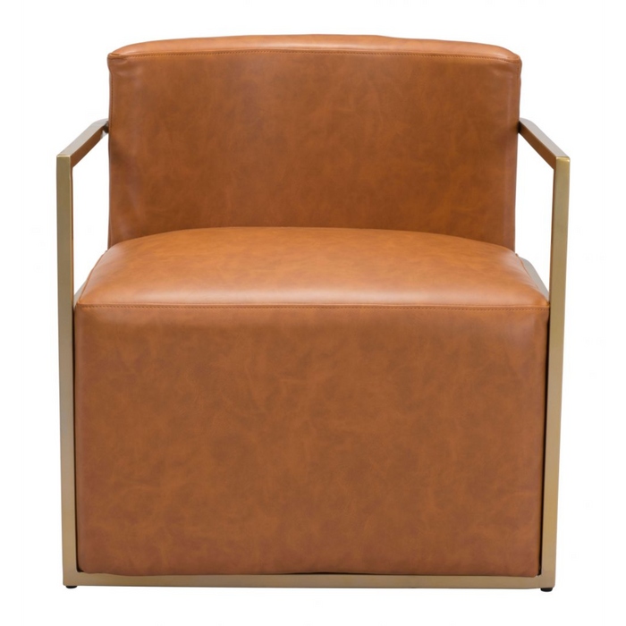 Zuo Xander Accent Chair Brown - Bed & Sofa Hub