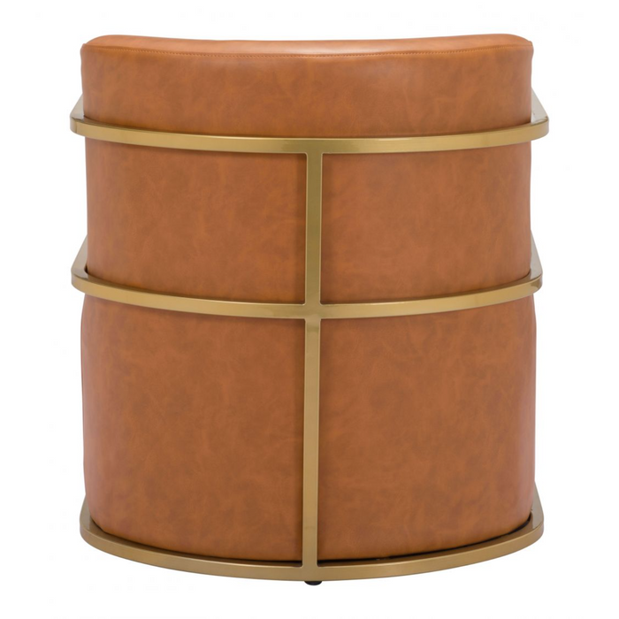 Zuo Xander Accent Chair Brown - Bed & Sofa Hub