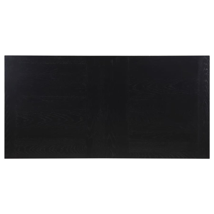 Coaster Catherine 7-piece Rectangular Dining Room Table Set Black - Bed & Sofa Hub