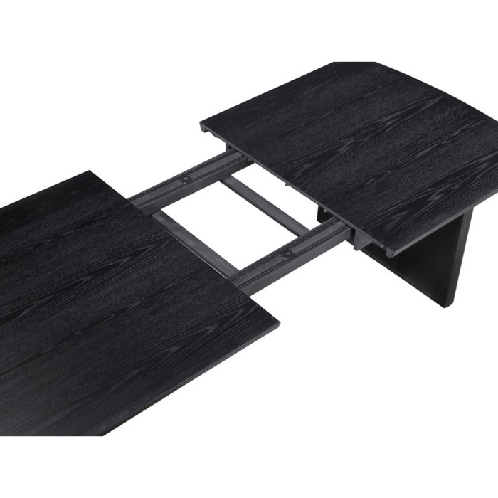 Coaster Brookmead 7 piece Extension Leaf Dining Room Table Set Black - Bed & Sofa Hub