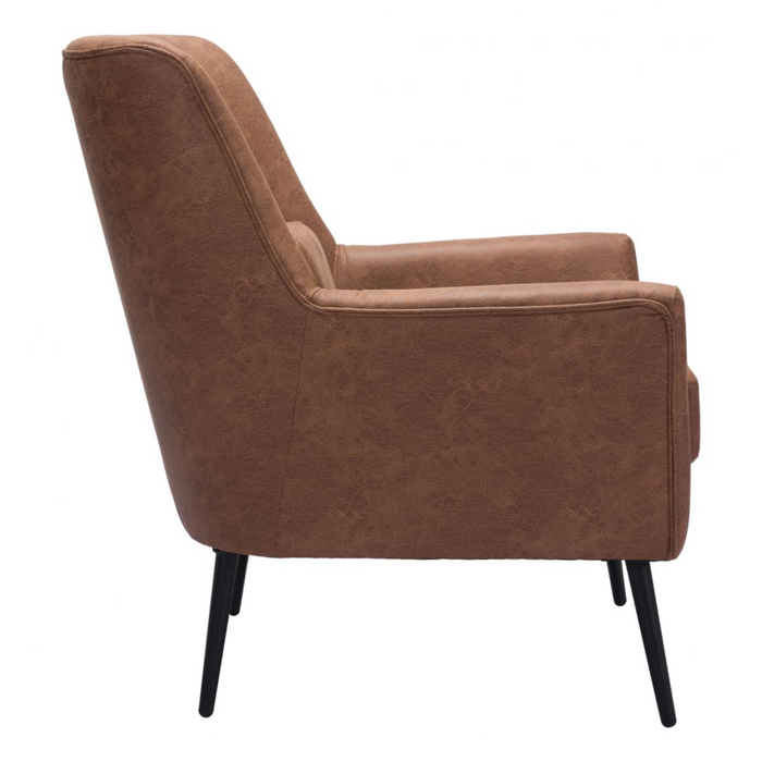 Zuo Ontario Accent Chair Vintage Brown - Bed & Sofa Hub