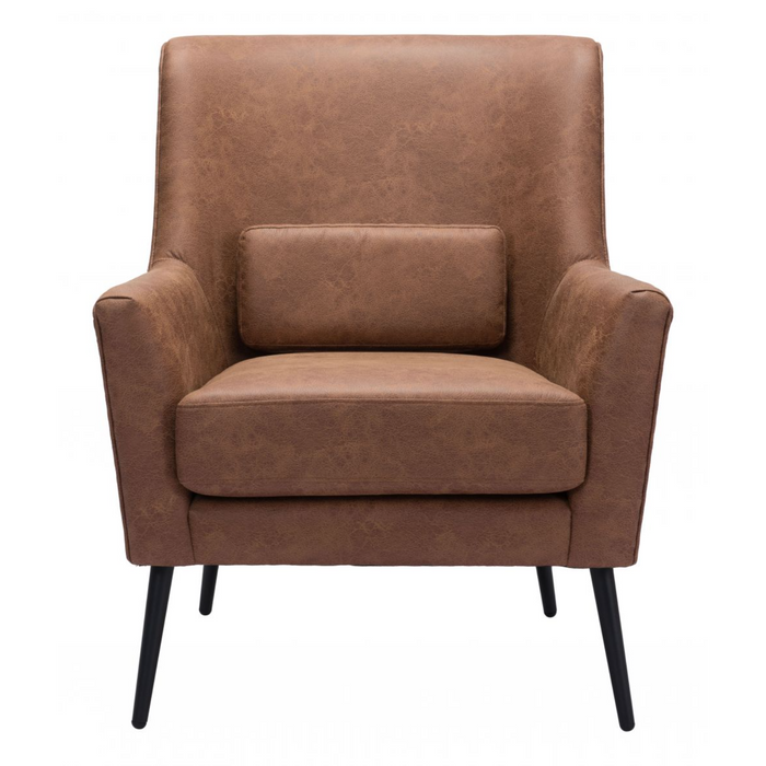 Zuo Ontario Accent Chair Vintage Brown - Bed & Sofa Hub