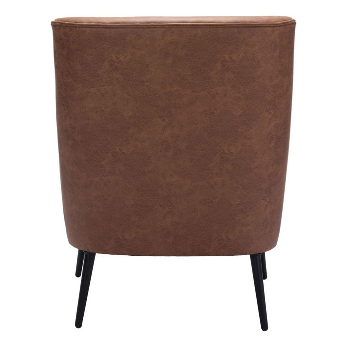 Zuo Ontario Accent Chair Vintage Brown - Bed & Sofa Hub