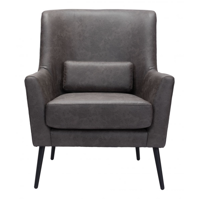 Zuo Ontario Accent Chair Vintage Black - Bed & Sofa Hub