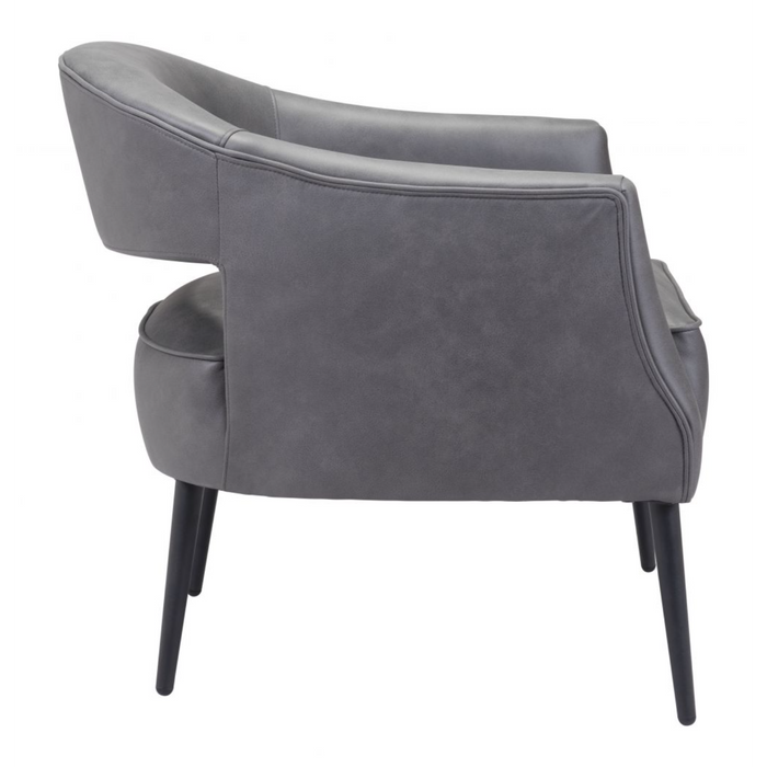 Zuo Berkeley Accent Chair Vintage Gray - Bed & Sofa Hub