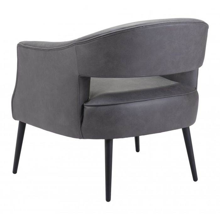 Zuo Berkeley Accent Chair Vintage Gray - Bed & Sofa Hub