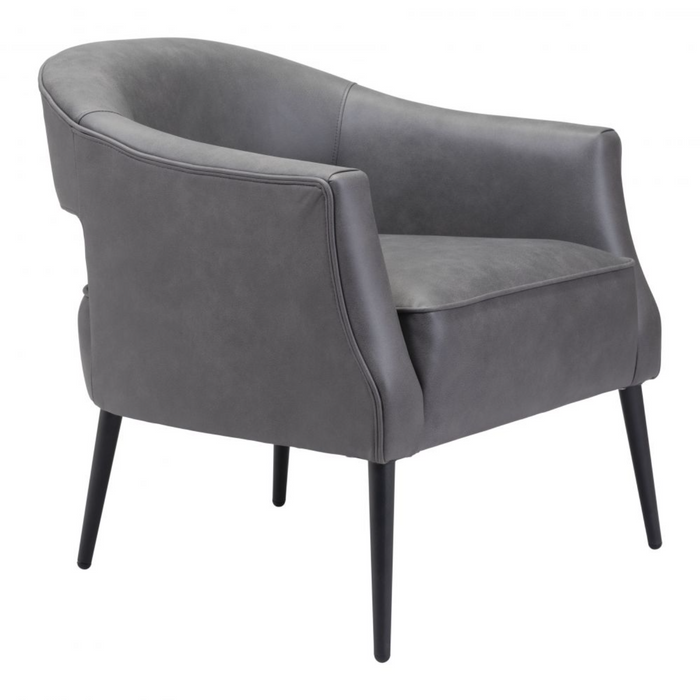 Zuo Berkeley Accent Chair Vintage Gray - Bed & Sofa Hub