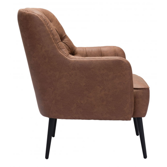 Zuo Tasmania Accent Chair Vintage Brown - Bed & Sofa Hub