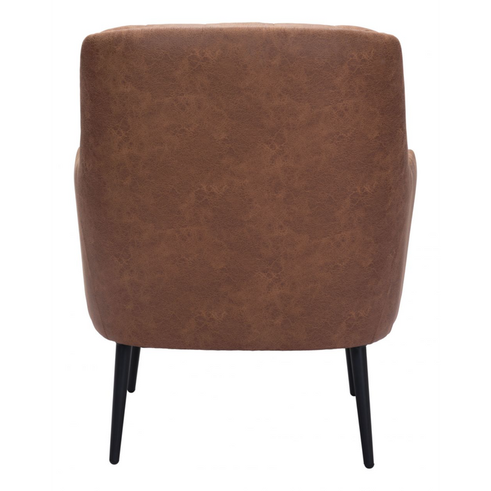 Zuo Tasmania Accent Chair Vintage Brown - Bed & Sofa Hub