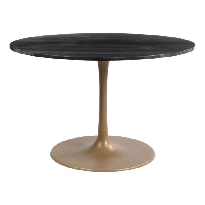 Zuo Taj Dining Table Black & Gold - Bed & Sofa Hub