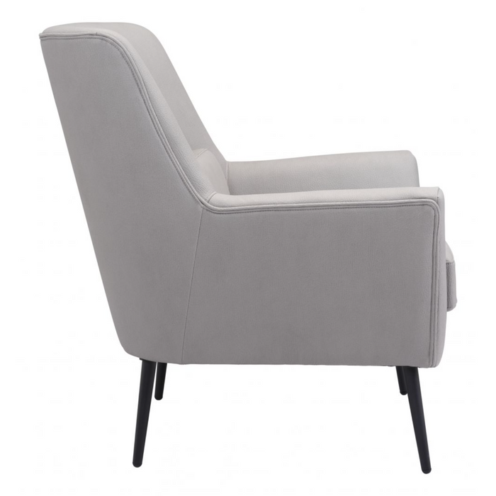 Zuo Ontario Accent Chair Gray - Bed & Sofa Hub