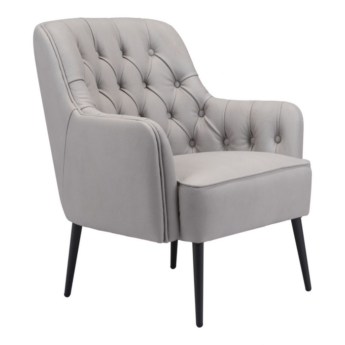 Zuo Tasmania Accent Chair Gray - Bed & Sofa Hub
