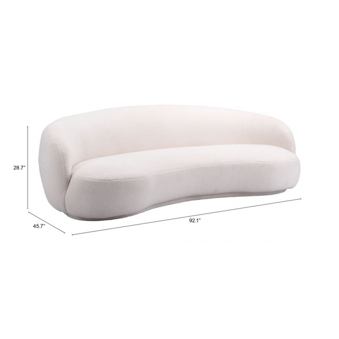ZUO Tibet Sofa Cream - Bed & Sofa Hub
