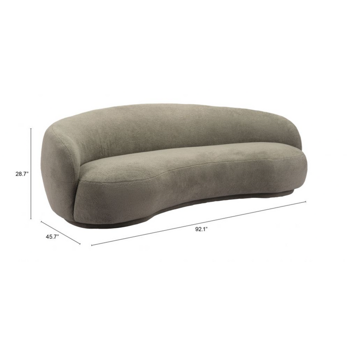 ZUO Tibet Sofa Olive Green - Bed & Sofa Hub