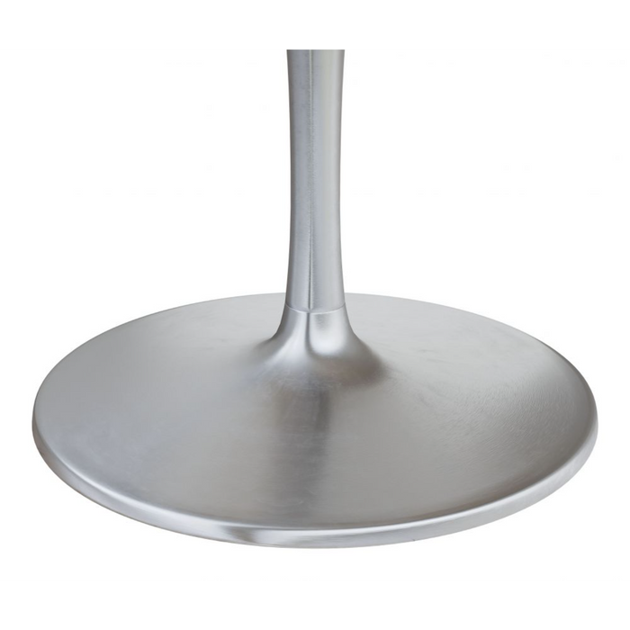 Zuo Star City Dining Table (60") Gray & Silver - Bed & Sofa Hub