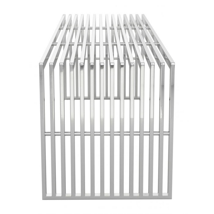 Zuo Tania Bench Silver - Bed & Sofa Hub