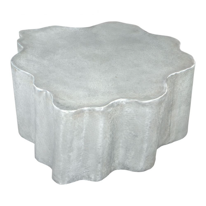 Zuo Kortha Coffee Table Antique Silver - Bed & Sofa Hub