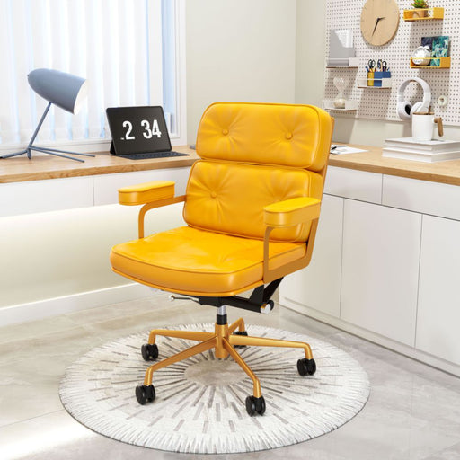 Zuo Smiths Office Chair Yellow - Bed & Sofa Hub