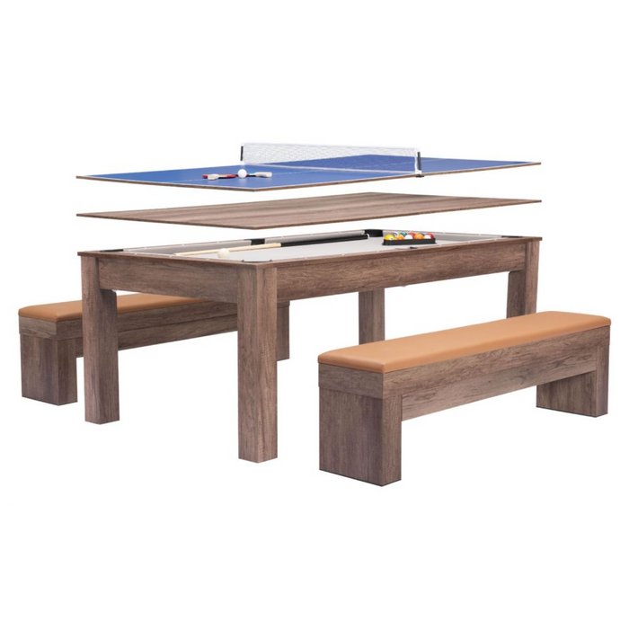 Zuo Bonker 3 in 1 Table Brown - Bed & Sofa Hub