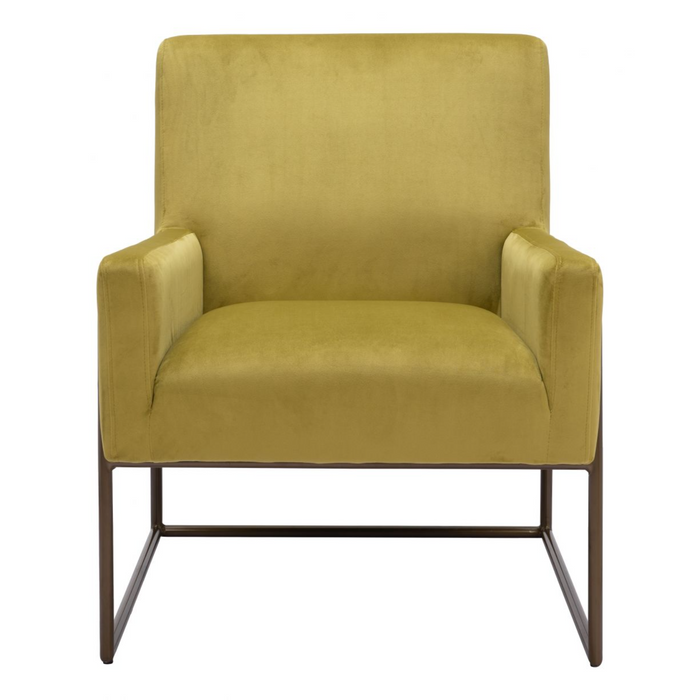 Zuo New York Accent Chair Olive Green - Bed & Sofa Hub